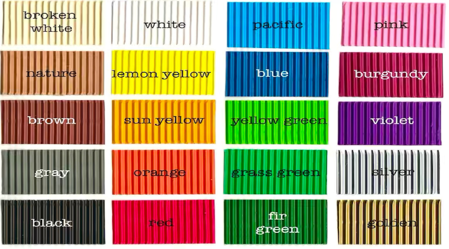 Paper Beads made of corrugated cardboard - unfinished