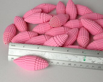 Paper Beads made of corrugated cardboard - unfinished