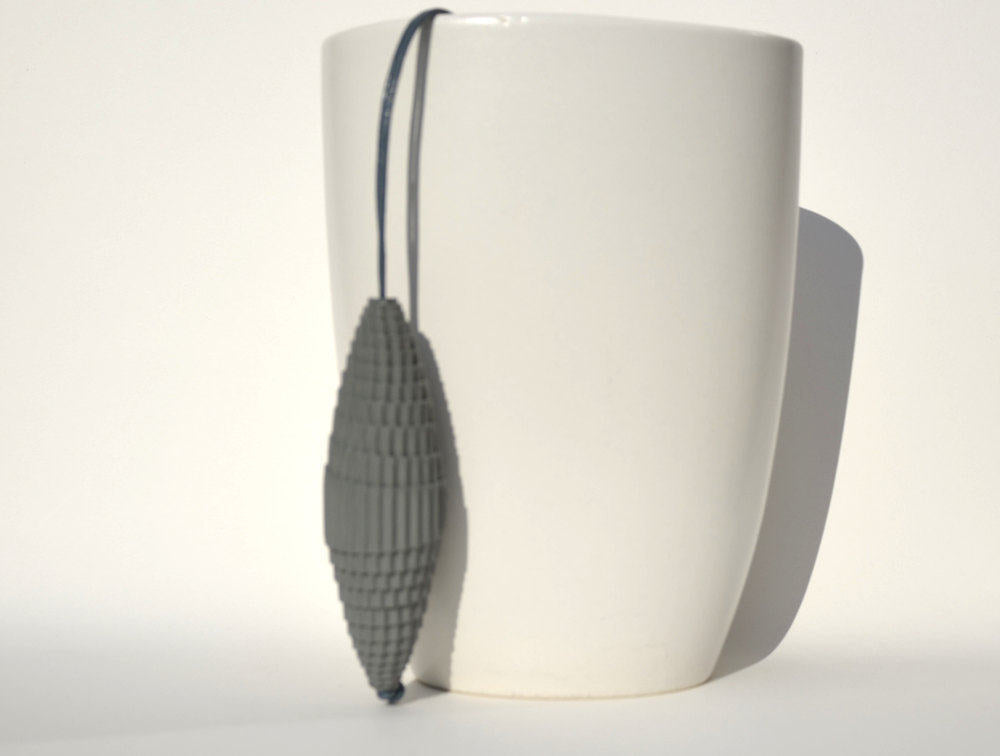 All Colors:  Necklace FILA with Beads of Corrugated Cardboard