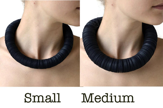 Statement Necklace CARTA: made of cardstock