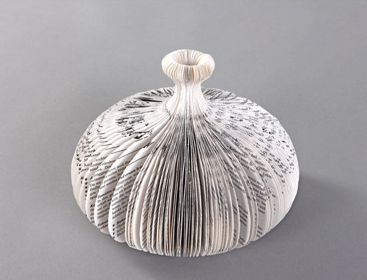Carafe II - cutted book sculpture