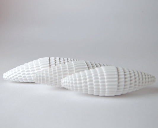 Big Paper Beads made of corrugated cardboard - unfinished