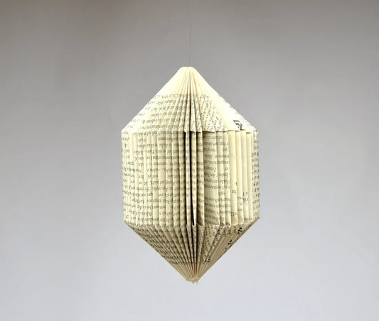 Diamond: Christmas Decoration: folded Book Art hanging Ornament