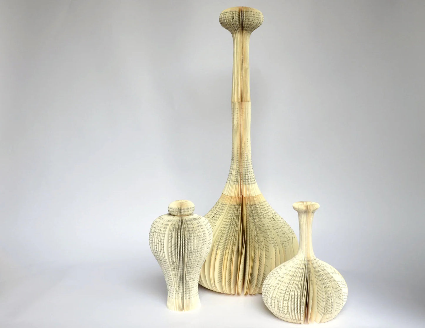 Flacon II - cutted book sculpture