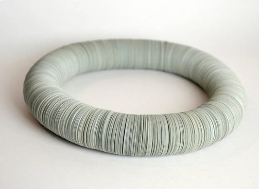 light gray: Statement Necklace CARTA: made of cardstock