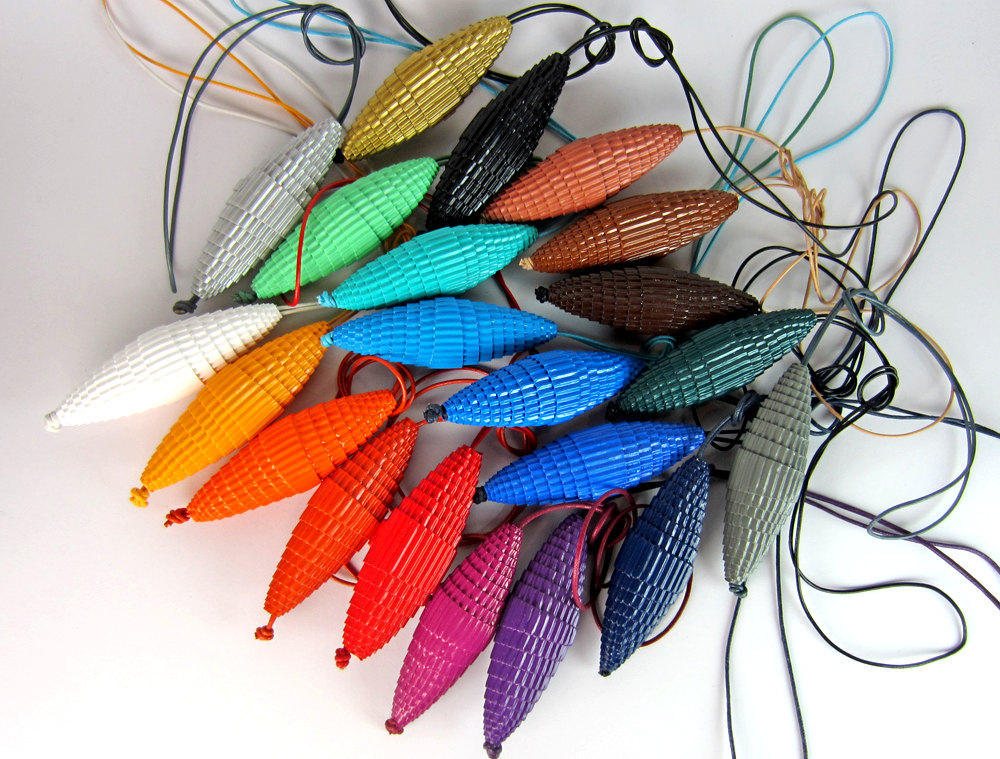 Sun Yellow: Statement Pendant CONO - corrugated cardboard