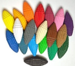 Paper Beads made of corrugated cardboard - unfinished