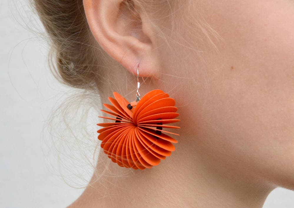 orange: Dangle Earrings CARTA