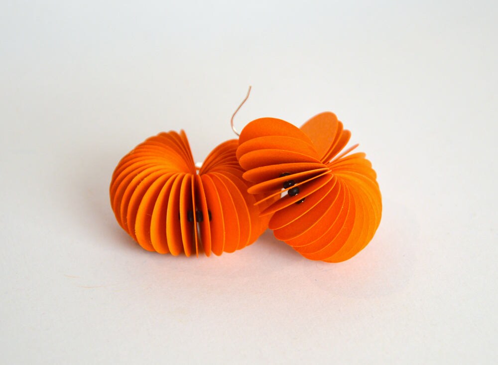 orange: Dangle Earrings CARTA