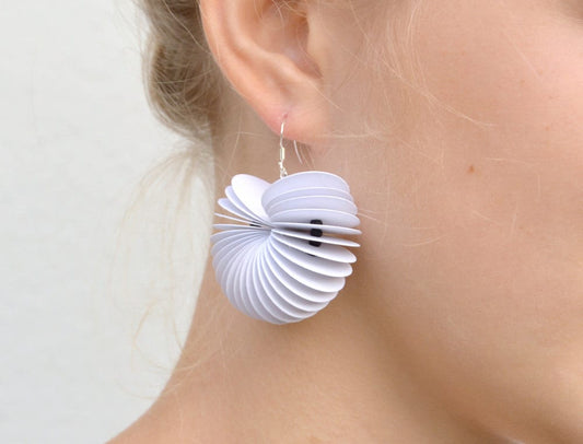 White: Dangle Earrings CARTA