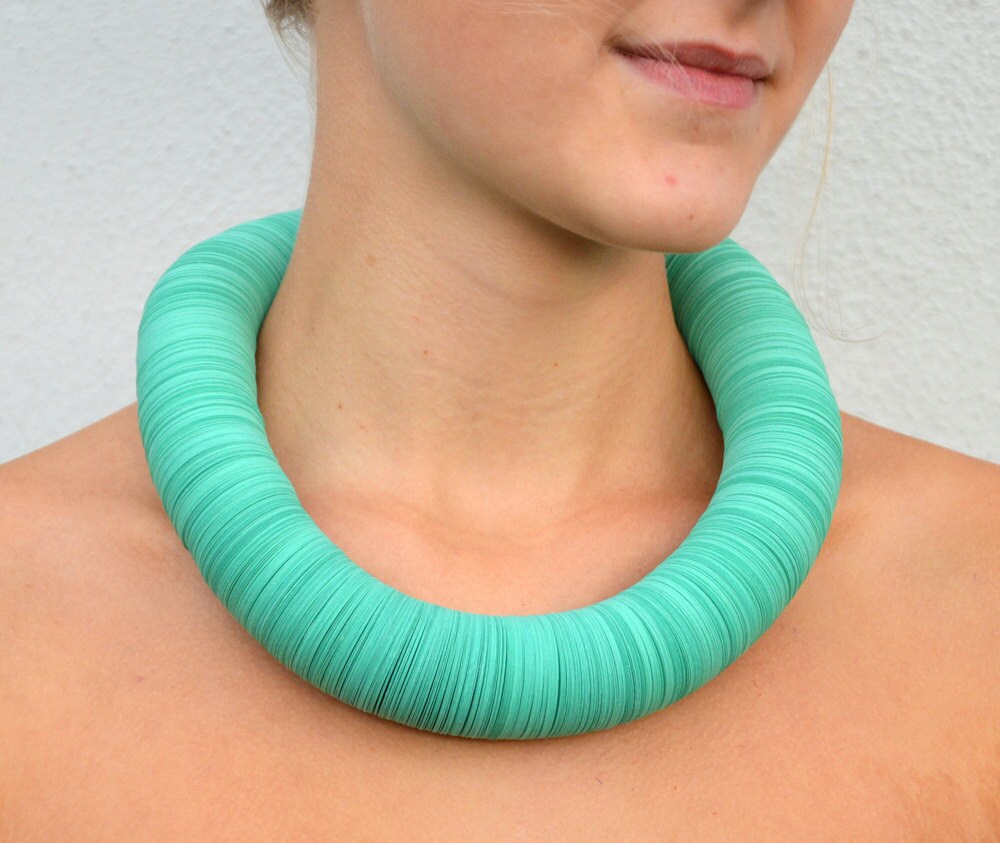 MINT: Statement Necklace CARTA: made of cardstock