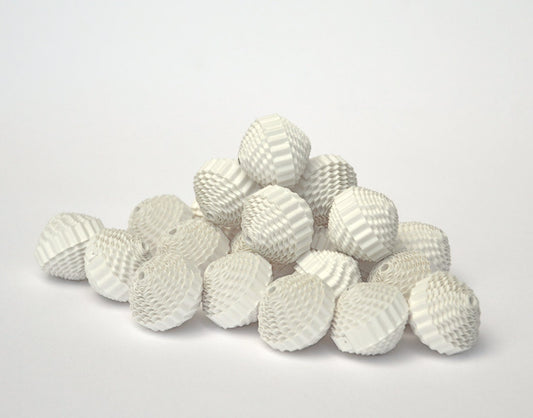 Paper Beads of corrugated cardboard - balls