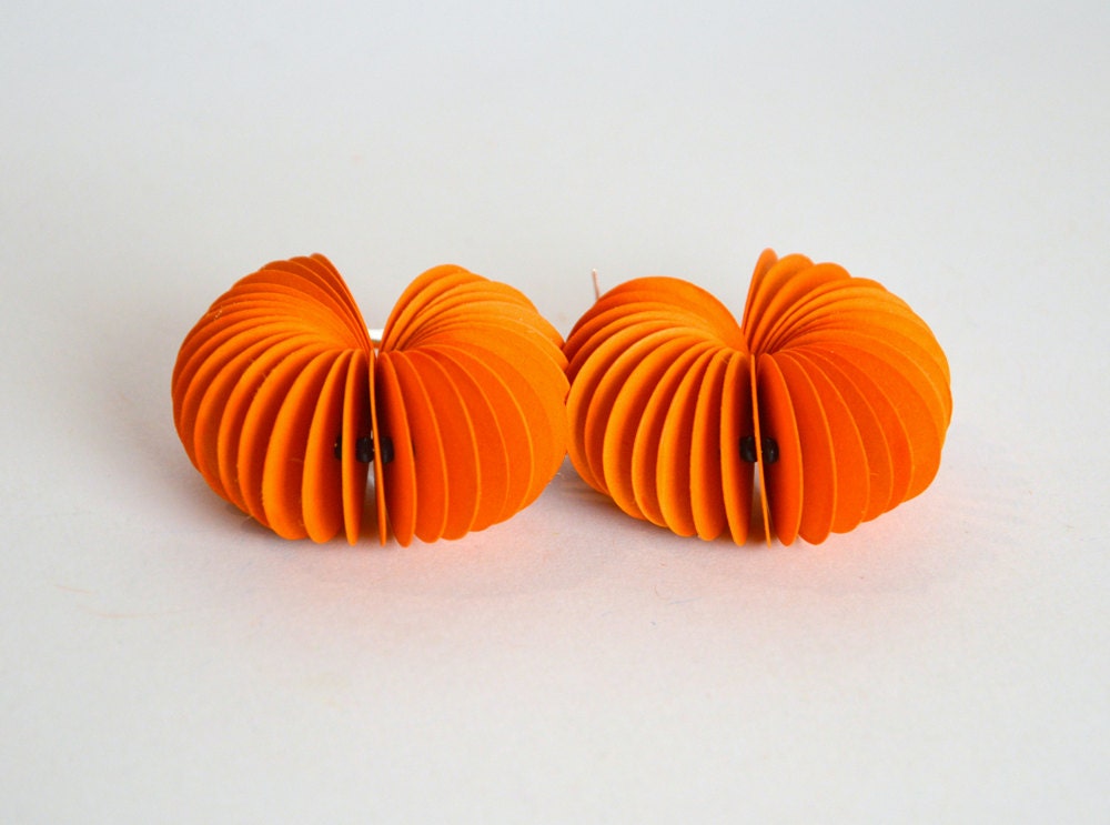 light orange: Bracelet CARTA - paper jewelry